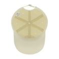 thumbnail image 4 of Disney Mickey Mouse Baseball Hat, Frayed Twill Patch Unisex Baseball Cap, Cream, One Size, 4 of 5