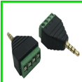thumbnail image 2 of Solderless 3.5mm TRRS to Screw Terminal Audio Video Adapter Set, 2 of 5