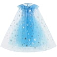 thumbnail image 5 of Princess Costume for Girls – Light Up LED Princess Dress with Snowflake Cape, Sparkly Blue Glow Gown for Halloween, Birthday Party & Cosplay, 5 of 6