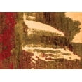 thumbnail image 1 of Ahgly Company Indoor Rectangle Abstract Orange Modern Area Rugs, 2' x 3', 1 of 4