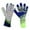 blue and green, variant on AMLESO Football Goalkeeper Gloves Goalie Gloves Finger Protection AntiSlip with Strong Grips Breathable Wrist Sports Gloves red and blue