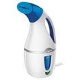 thumbnail image 1 of Conair CompleteSteam Vapor de tela de mano de 1100 vatios, blanco / azul, 1 of 2