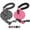 BLACK/PINK, variant on TiokMc 5FT Rope Dog Leash for Medium & Large Dogs up to 150lbs, Padded Handle, Reflective Threads, Durable Braided Nylon, Strong Metal Clasp Black