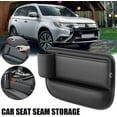 thumbnail image 6 of Car Leather Cup Holder Gap Bag,Universal Car Seat Gap Storage Box, Adjustable Gap Filler Organizer with Cup Holder for Glasses Phones Keys Cards, 6 of 7