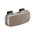 thumbnail image 2 of BELOVING Sunglasses Holder for Car Visor Hard Shell Portable Universal Protective Box Brown, 2 of 9