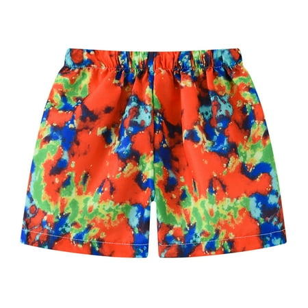 

QIPOPIQ Girls Clothes Clearance Toddler Baby Boys Cute Cartoon Pattern Print Beach Pants Summer Loose And Comfortable Kids Shorts