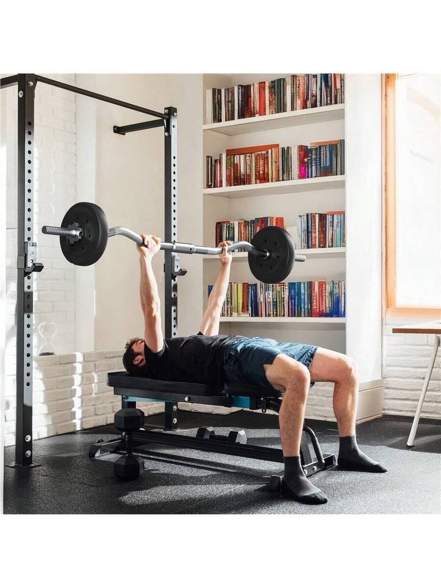 XX 44lb Detachable Barbell Weight Set With Plates And Star Locks Weight Lifting Bars Set For Strength Training