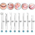 thumbnail image 2 of 8-piece Set Dental Care Set - Stainless Steel Dentist Instruments - Dental Tools, 2 of 4
