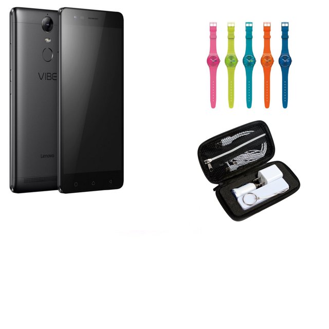 Smartphone Lenovo Vibe K5 Note DE 4GB CON 32GB COLOR BLACK + RELOJ + Kit de accesorios para smartphone DE REGALO Lenovo LENOVO NEGRO + RELOJ