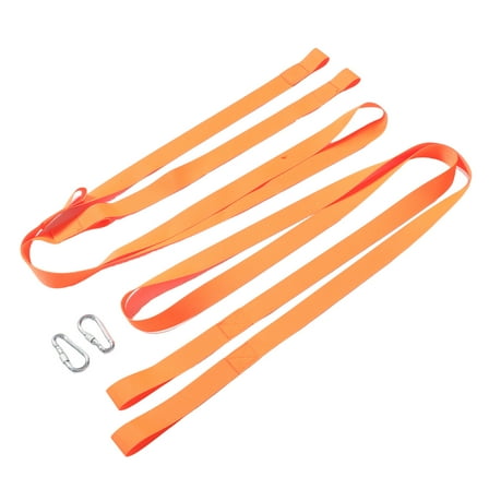 Masteelf  Snowmobile Tow Rope Straps Heavy Duty Cell Phone Car Mount Orange