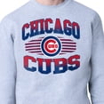 thumbnail image 3 of Men's Starter Heather Gray Chicago Cubs Team Grit Graphic Fleece Pullover Sweatshirt, 3 of 3
