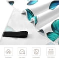 thumbnail image 3 of GZHJMY Watercolor Blue Butterfly Beach Towel Quick Dry Absorbent Bath Towels Sandproof Lightweight Towel for Gym Yoga Sports Swimming - 31x71in Bath Towels, 3 of 7