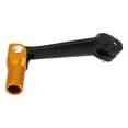 thumbnail image 1 of Motorcycle Shift Pedal Aluminum Alloy Folding | Gear Shifter Shift Lever Black Gold Tone 1 Pcs, 1 of 6