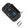 thumbnail image 1 of Kenally ABS carga rápida 12V USBPD salida cargador Dual PD USB 3,0 cargador para carga rápida Dc 12-24V Paneles de instrumentos para automóviles, 1 of 1