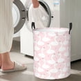 thumbnail image 6 of KLL Swan1 Waterproof Foldable Laundry Hamper Bucket with Handles for Storage Bin,Kids Room,Home Organizer (Small ), 6 of 7