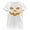 White, variant on Girl's CHIN UP Halloween Jack o' Lantern Face  Graphic Tee Black X Large