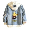 thumbnail image 1 of Pack de Pikachu fresco travieso lindo moda anime chaqueta vaquera, 1 of 1