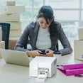 thumbnail image 2 of 4x6" Fanfold Direct Thermal Shipping Labels Self Adhesive for Zebra and Rollo Printers 1 Stacks,Total 500 Labels, 2 of 7