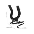 thumbnail image 2 of KONTONTY Black Guitar Hook With Aesthetic Style For Musicians 1Pack, 2 of 8
