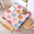 thumbnail image 2 of Happy Halloween Square Tablecloth Waterproof Spillproof Table Covers Horror Pumpkin Ghost Table Cover for Dining Kitchen Restaurant Birthday (42x42in), 2 of 6