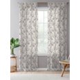 thumbnail image 5 of Sheer Curtains 96 Inches Long, Natural Trees Semi Sheer Curtains Light Filtering Window Treatment, Colored Birds on Branches Retro Rustic Privacy Voile Drapes for Living Room Bedroom 52x96 Inch, 5 of 7