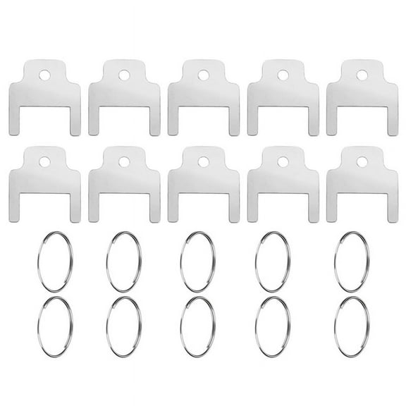 10pcs 770301 Paper Towel Dispenser Keys,Toilet Paper Dispenser with 10 Key Rings Paper Towel Holder Key Tissue Box Key