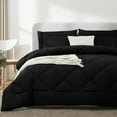 thumbnail image 7 of Sleepdown Comforter Set 5-Piece Bed in a Bag - Black, Twin, 7 of 7