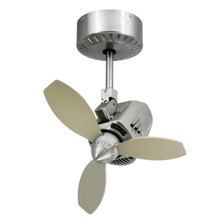 

Mustang 18 in. Oscillating Indoor/Outdoor Brushed Aluminum Ceiling Fan