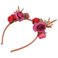 thumbnail image 5 of Diadema de flores ANGGREK Elástica Individualizada Para Boda Navidad Fiesta Mujer niña, 5 of 5