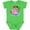 Apple Green, variant on Flamingo with Sunglasses Pool Float and Drink Boys or Girls Baby Bodysuit