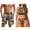 A-Green Duck Camo Hunting, variant on Matching Couples Swimsuit Duck Camouflage Hunting Women 2 Pcs Bikini Set Scoop Neck Adjustable Bathing Suit Mens Swim Trunks Quick Dry Swim Brief