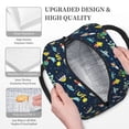thumbnail image 3 of Daiia Funny Spaceships Pattern Lunch Bag , Insulated Lunch Box, Small Leakproof Cooler Food Lunch Containers Reusable High Capacity Lunch Tote Bags-One Size, 3 of 6