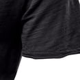 thumbnail image 5 of CPNG Boys Girls Casual Cotton T Shirt Solid Color Short Sleeve V Neck T Shirt Summer Comfortable Tees Tops(Black,7-8 Years), 5 of 9