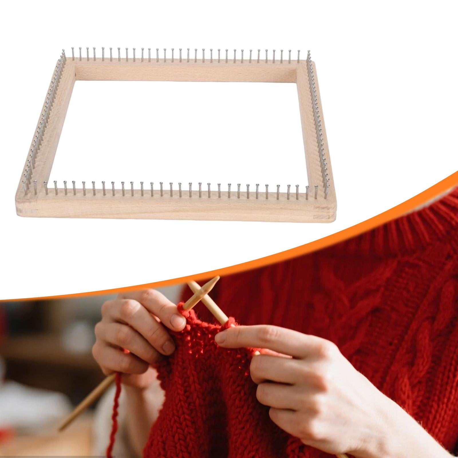 Wxqbjtam Knitting Board Knitting Loom DIY Craft Supplies Multifunctional DIY Supplies for 30cmx30cmx3.5cm