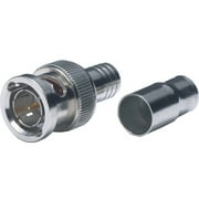 Angle View: Two-Piece 75 Precision BNC Connectors for RG-59, 62 Plenum (Set of 25)
