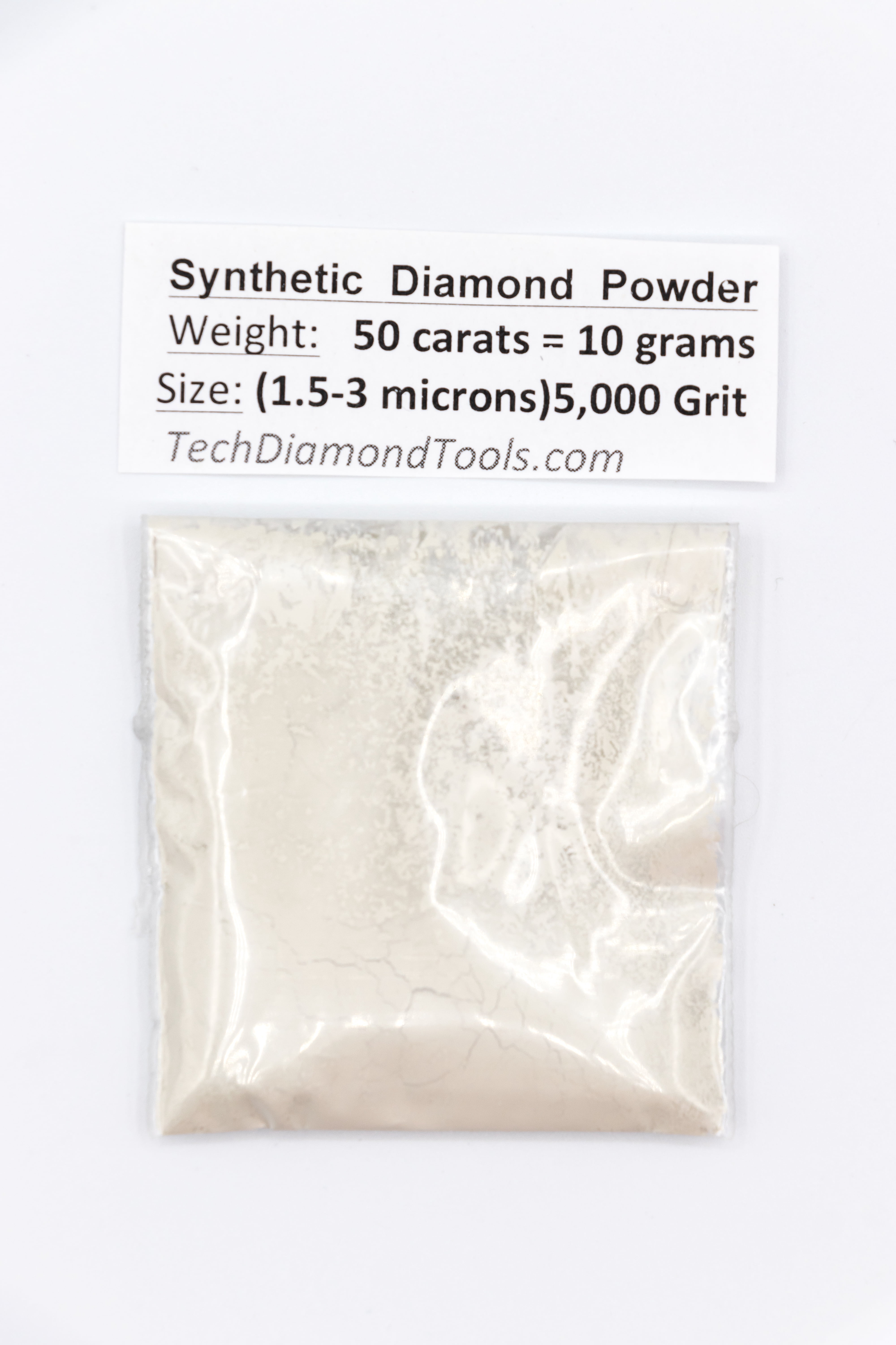 TechDiamondTools Diamond Powder 5,000 Grit 1.5-3 Microns - 50cts =10 Grams