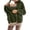 Army Green, variant on Womens Stand Collar Baby Carrier Sherpa Jacket Full Zip Long Sleeve Fleece Coat with Detachable Baby Pouch Warm Mom Baby Wearing Outerwear for Fall Winter Black M