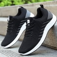 thumbnail image 4 of GrmtClth Lightweight Mesh Athletic Sneakers for Men Soft Cushioned Sole Lace Up Breathable Knit Casual Walking Running Sport Shoes Gray (US/9), 4 of 6
