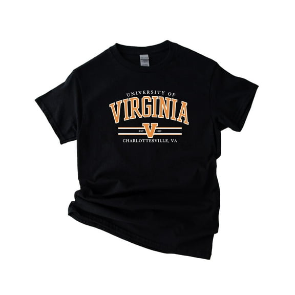 University of Virginia The Bold Collegiate Spirit Graphic V51320 Unisex T-Shirt, up to 5XL