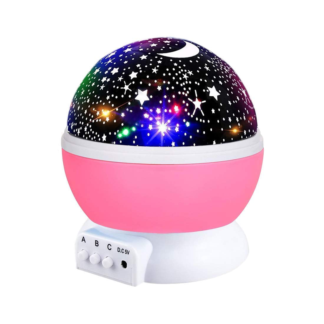 DZY Toys for 2-12 Year Old Boys and Girls Moon Star Projector Night Light for Kids with 7+1 Projection Color Modes Timer Remote Control Kids Christmas Gifts for 4-6 Year Old Boys and Girls 