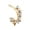 5#, variant on 1Pc Women Rhinestone Flower Butterfly Ear Stud Cuff Clip Earring Helix Jewelry