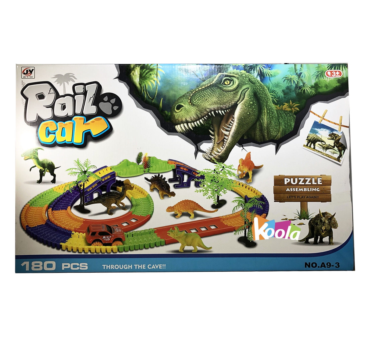 dinosaur race track walmart