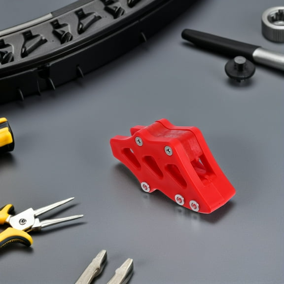 Homoyoyo Motorbike Chain Guard Plate Red with Full Chain Protection for Offroad Motorcycles