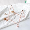 thumbnail image 2 of Giaone Tablet Book Newspaper Rack Metal Magazine Holder Rack Geometric Storage Stand, 2 of 11