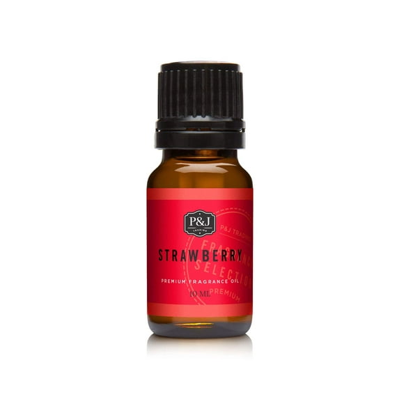 P&J Trading Fragrance Oil | Strawberry Oil 10ml - Candle Scents for Candle Making, Freshie Scents, Soap Making Supplies, Diffuser Oil Scents