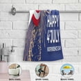 thumbnail image 4 of 4th July Independence Day Hand Towels 2 PCS, USA Flag Memorial Day Kitchen Towel Ultra Soft and Highly Absorbent,Decorative Fingertip Face Towel for Bathroom Hotel, 28.3"x14.4", 4 of 4