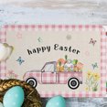 thumbnail image 6 of dajkiuy Happy Easter Entrance Mat Home Bunny Floor Mat Decorative Welcome Indoor Outdoor Bathroom Rugs Non Slip Washable Welcome for Easter Indoor Outdoor Decoration,(L-35x24 inch), 6 of 6