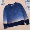 thumbnail image 6 of Galaxy Star Outer Space Womens Oversized Sweatshirts Hoodies Crewneck Casual Tops Comfy FallWinter Clothes 2024, 6 of 7