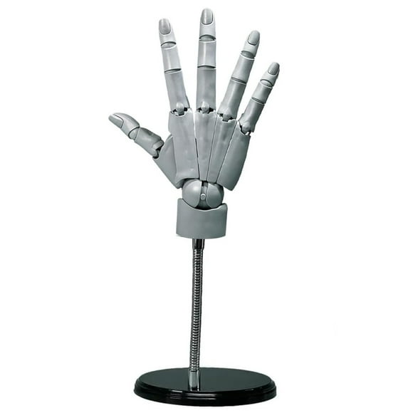3D Printed Toys,Adjustable Artist Hand Model for Drawing, 13 Inch Articulated Mannequin Hand with Flexible Joints for Sketching, Painting, and Display