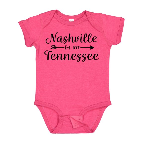 Inktastic Nashville Tennessee Est.1779 Boys or Girls Baby Bodysuit